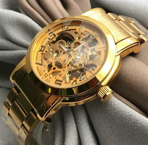 skeleton rolex automatic watch price|24k gold Rolex watch price.